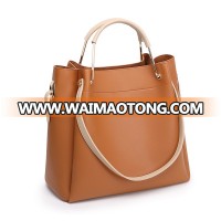 New 2018 new model women's bag  simple shoulder bag fashion big bag