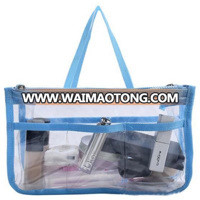 Large Zipper Closure Handle Tote Waterproof EVA Eco Toiletry Bag