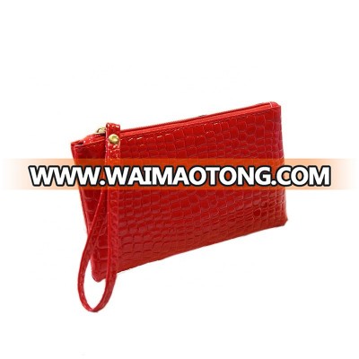 Long style wristlet purse coin holder small clutch handbag pu leather women wallet