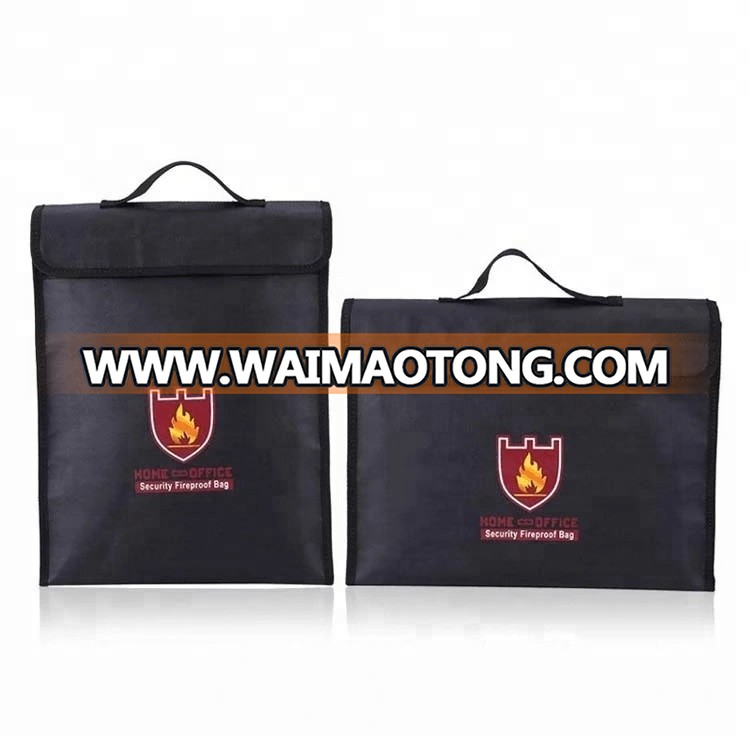 Custom Water and Fire Proof Document Money Pouch Bag,Waterproof And Fireproof Doument Bag With Shoulder Strap